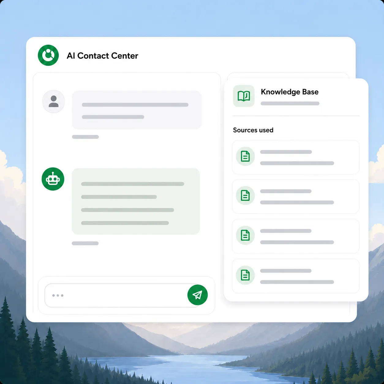 AI Copilot pour centre de contact financier