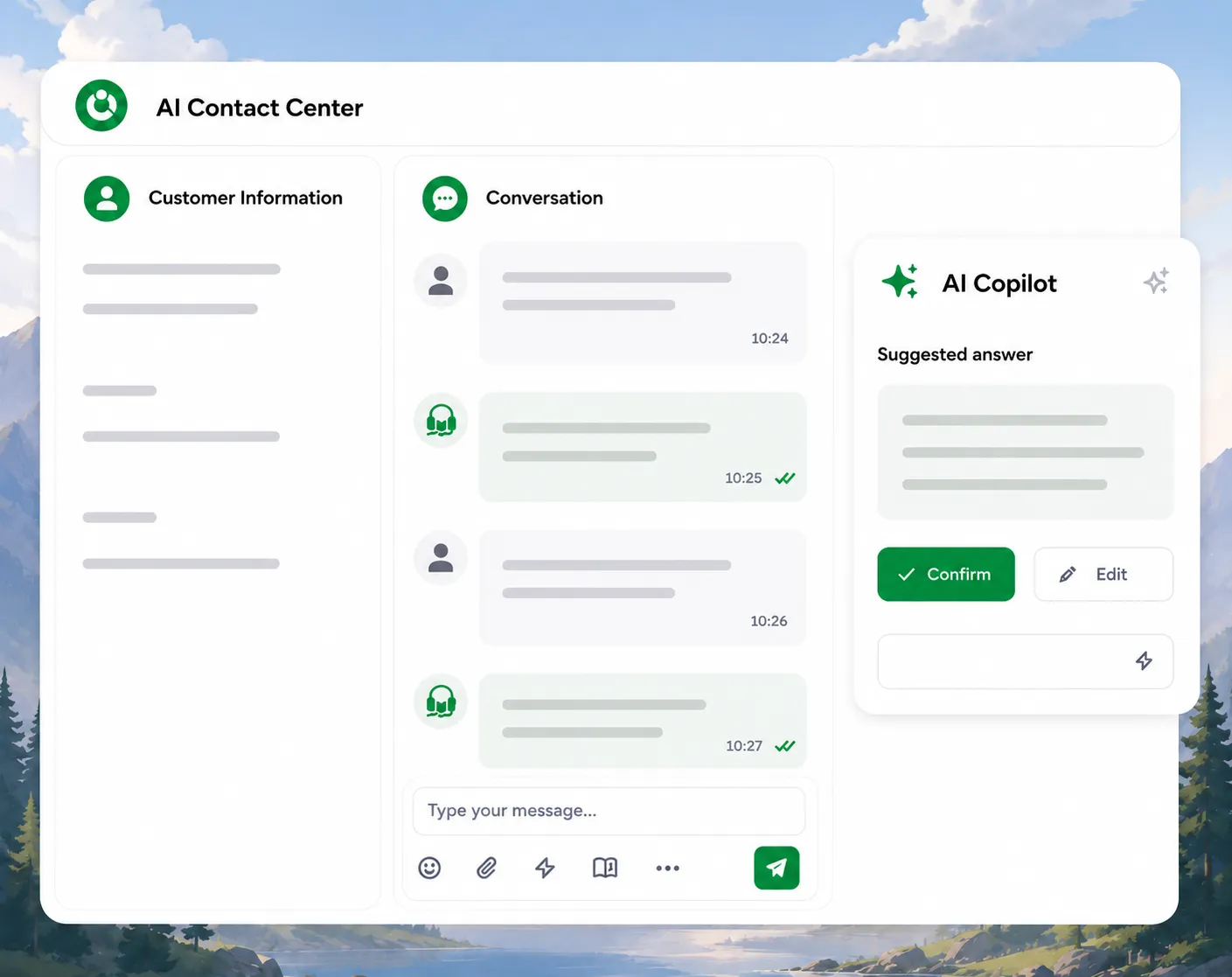 AI Copilot — suggestion de réponse